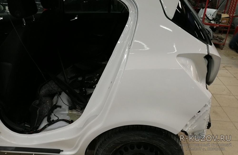 Opel Corsa  / ремонт левой стороны / СТО Р-Кузов / ремонт