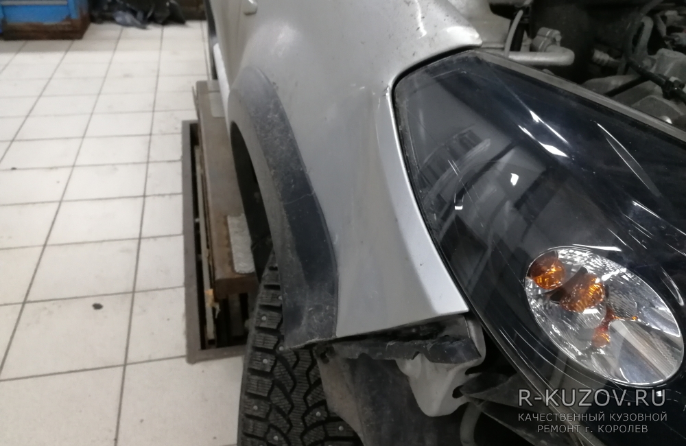 Renault Sandero  / Stepway ремонт правой стороны / СТО Р-Кузов / ремонт