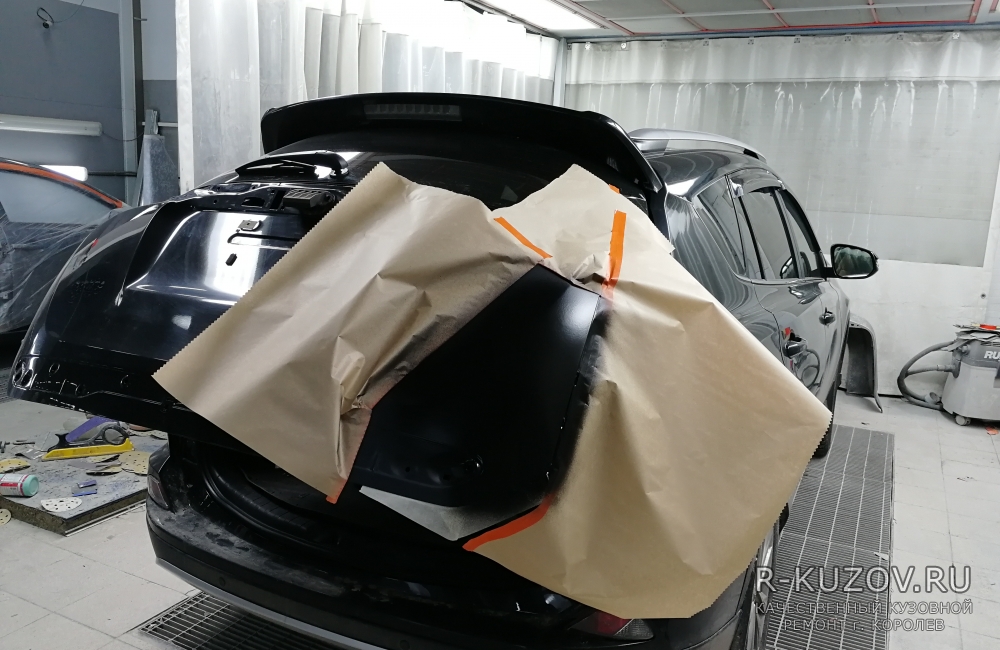  Toyota Rav 4  / ремонт крышки багажника  / СТО Р-Кузов / ремонт