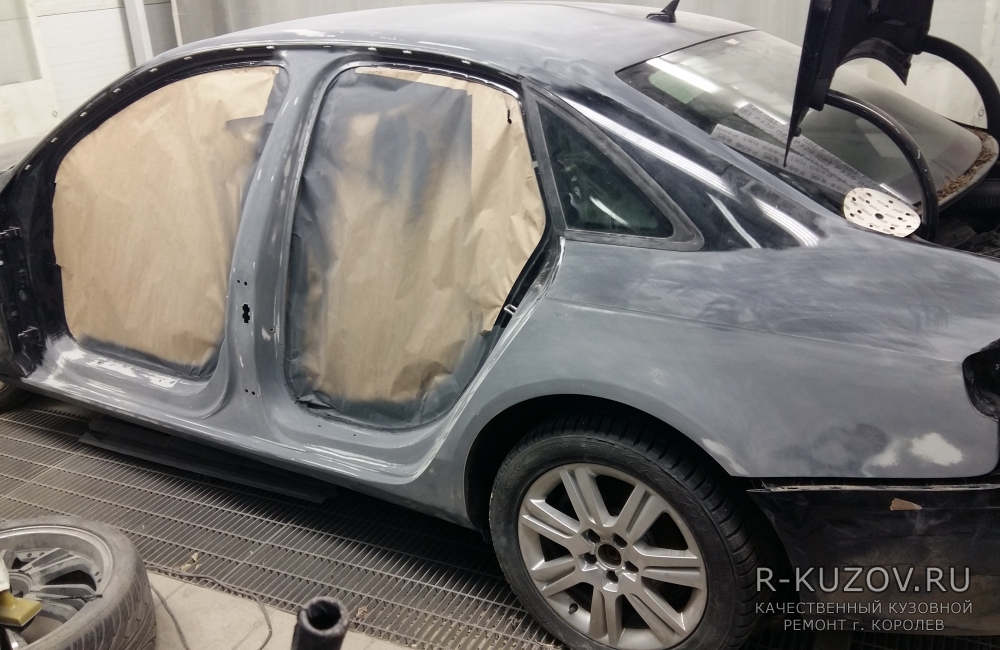 Audi A4 / Кузовной ремонт последствий удара в бок / СТО Р-Кузов / ремонт