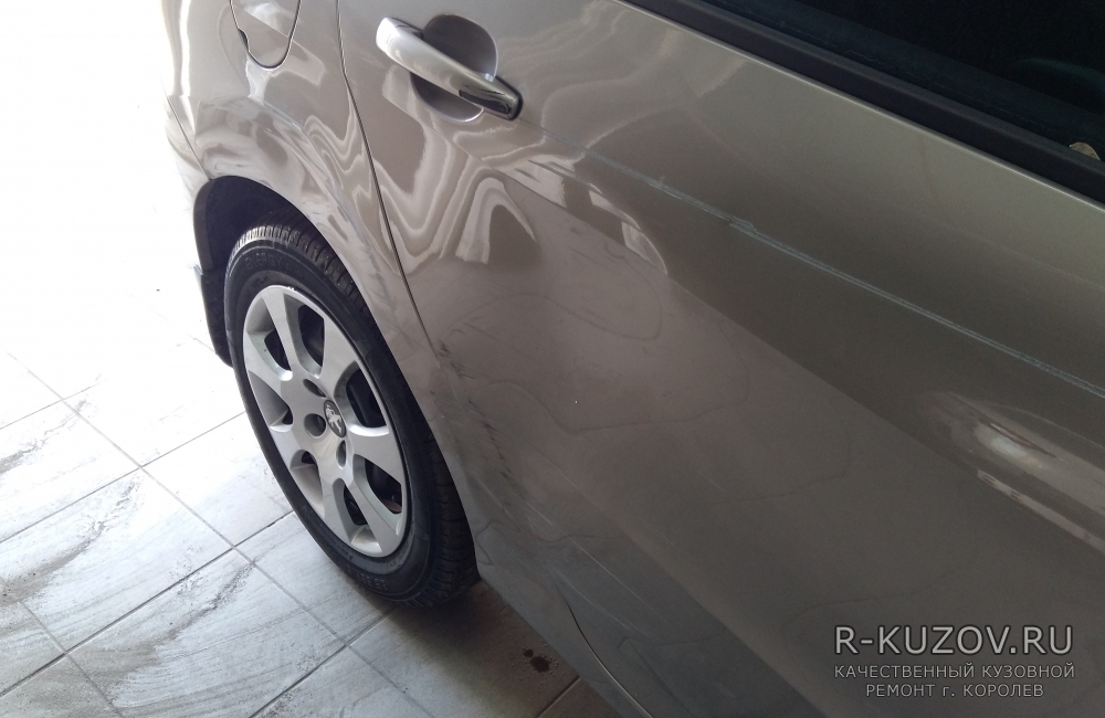Peugeot 408 / покраска задней части автомобиля / СТО Р-Кузов / до ремонта
