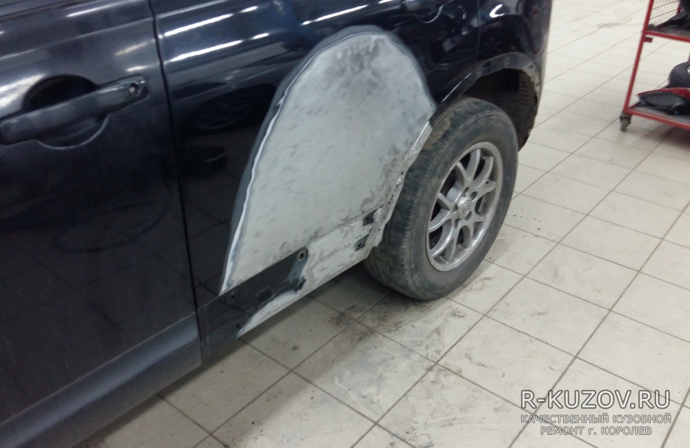 Nissan Qashqai / ремонт задней двери и арки заднего крыла / СТО Р-Кузов / ремонт
