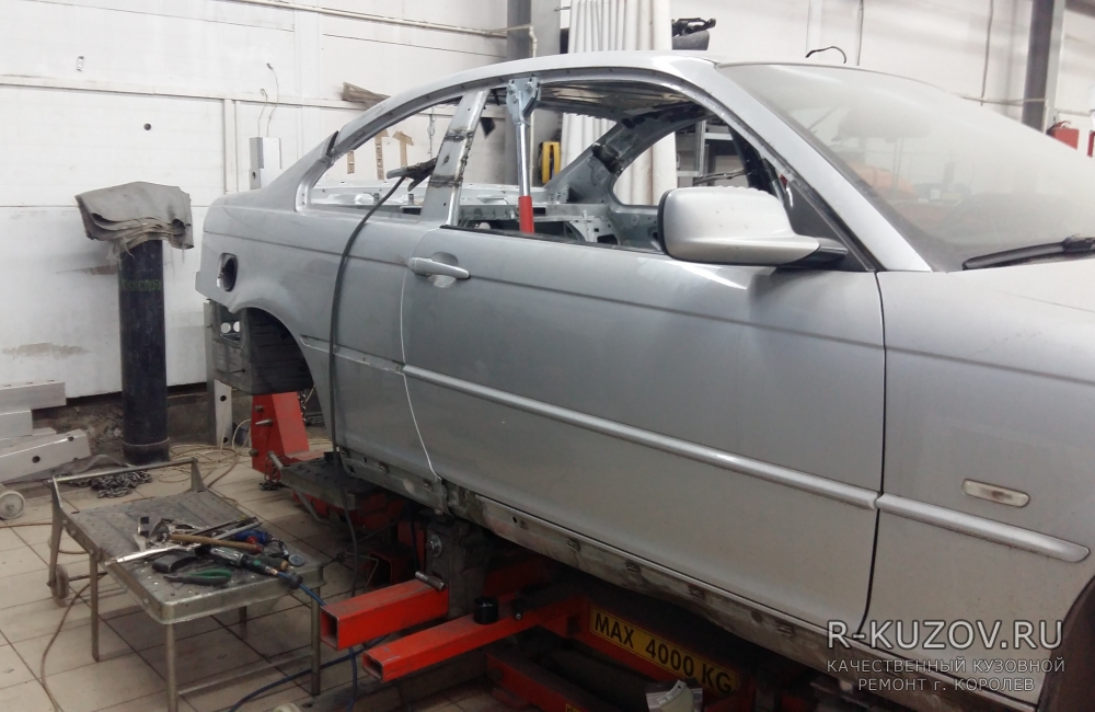 BMW E46 / замена задней части кузова / СТО Р-Кузов / ремонт