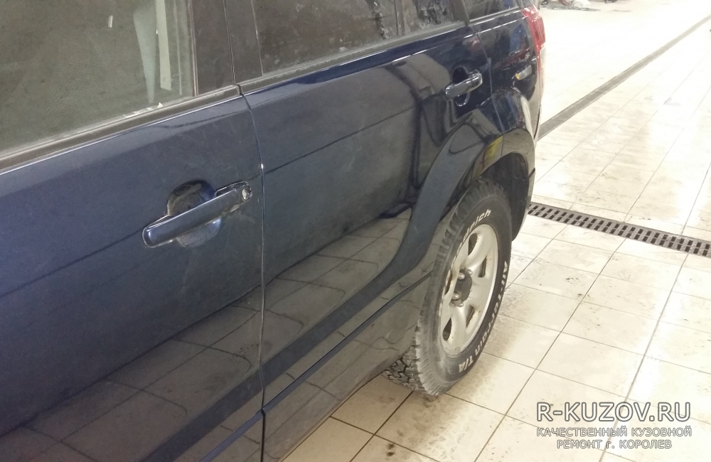 Suzuki Grand Vitara / ремонт задней двери / СТО Р-Кузов / после ремонта