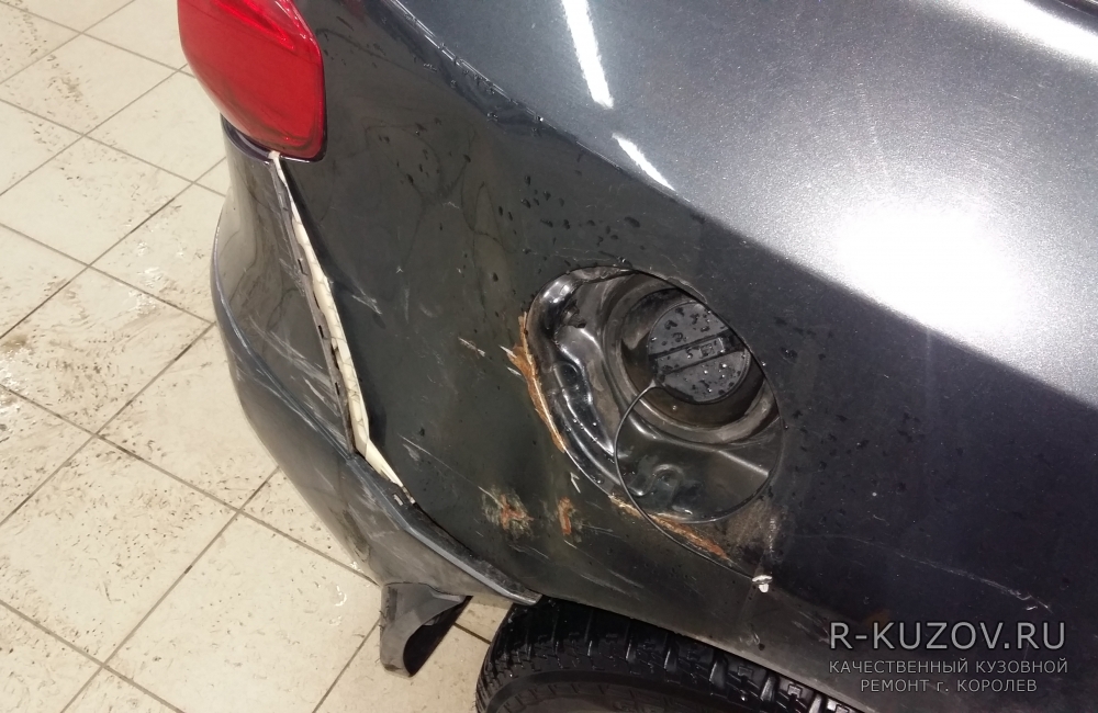 Renault Koleos  / ремонт заднего крыла / СТО Р-Кузов / до ремонта