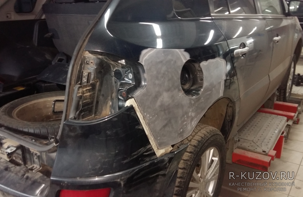Renault Koleos  / ремонт заднего крыла / СТО Р-Кузов / ремонт
