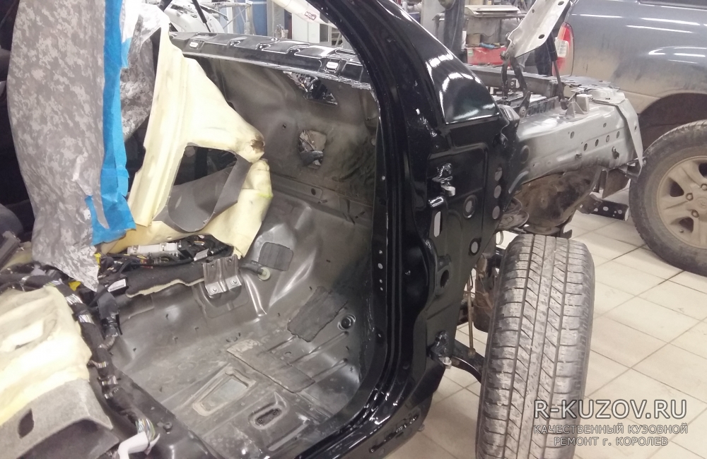 Land Rover Freelander / замена переднего лонжерона / СТО Р-Кузов / ремонт